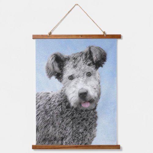 Pumi Painting _ Cute Original Dog Art Hanging Tapestry