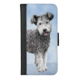 Pumi Painting - Cute Original Dog Art iPhone 8/7 Wallet Case