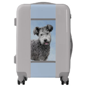 Pumi Painting - Cute Original Dog Art Luggage