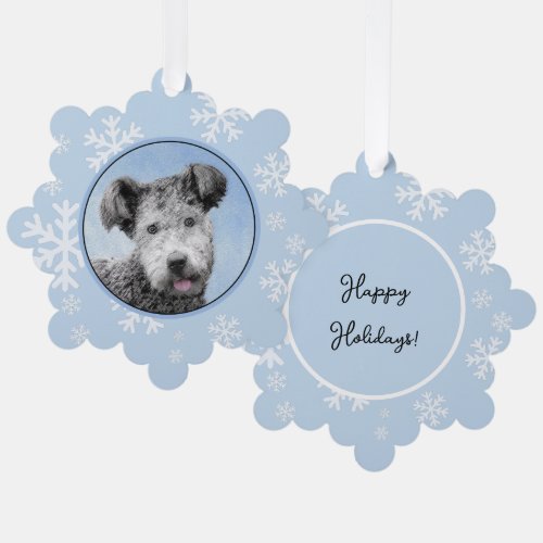 Pumi Painting _ Cute Original Dog Art Ornament Card