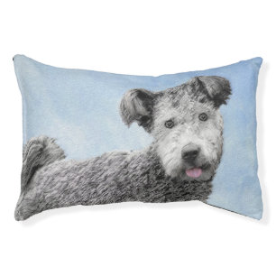 Pumi Painting - Cute Original Dog Art Pet Bed