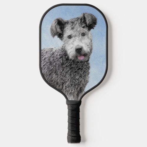 Pumi Painting _ Cute Original Dog Art Pickleball Paddle