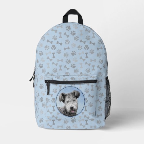 Pumi Painting _ Cute Original Dog Art Printed Backpack