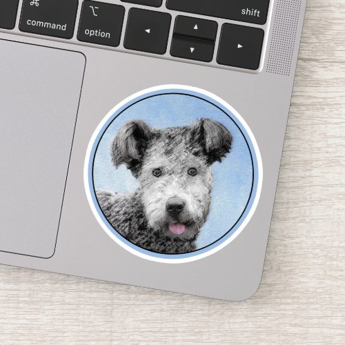 Pumi Painting _ Cute Original Dog Art Sticker