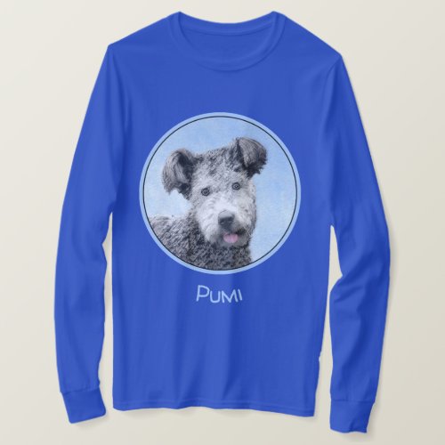 Pumi Painting _ Cute Original Dog Art T_Shirt