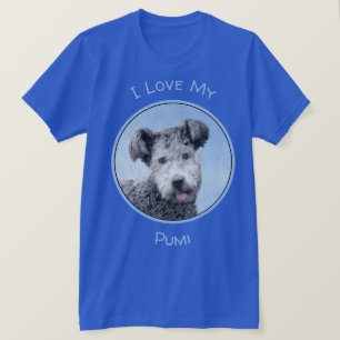 Pumi Painting - Cute Original Dog Art T-Shirt