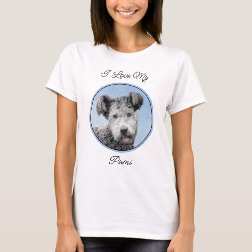 Pumi Painting _ Cute Original Dog Art T_Shirt