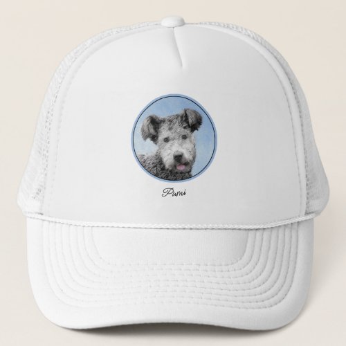 Pumi Painting _ Cute Original Dog Art Trucker Hat