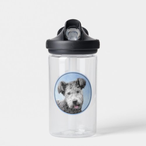 Pumi Painting _ Cute Original Dog Art Water Bottle