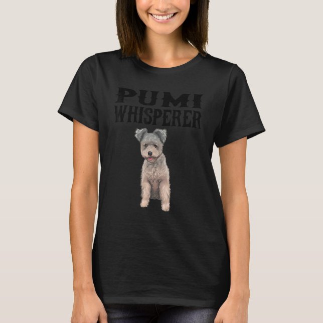 Pumi Wisperer  Dog T-Shirt (Front)