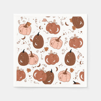 Pumkin Patch 50 Cocktail Paper Napkin