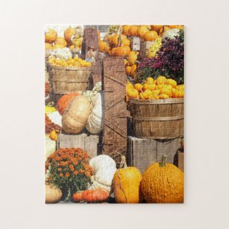 Pumkin Patch Large Jigsaw Puzzle