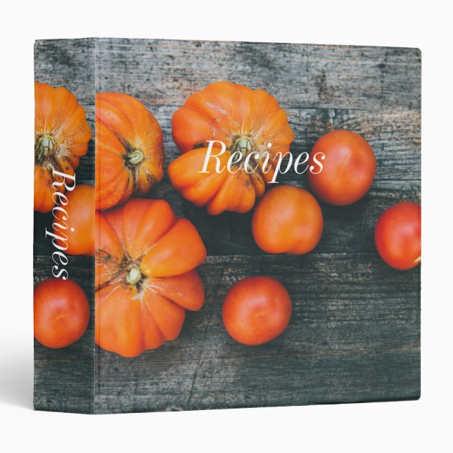 Pumkin Squash Binder (Front/Spine)