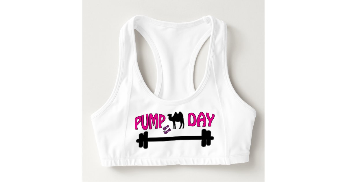 Avoir Images Pump Day Fitness Humor Sports Bra Zazzle Com actualisé par