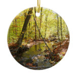 Pump House Trail in Autumn Ceramic Ornament