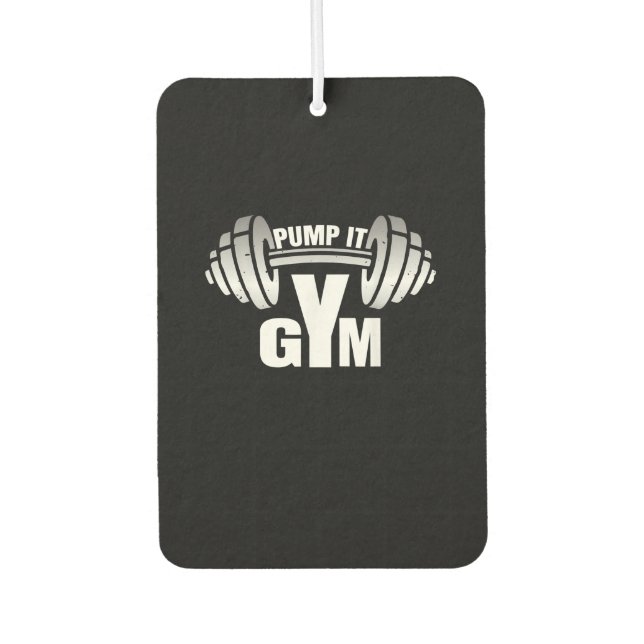Pump It Ness Gym Sport Motivation Men Women Kid Air Freshener (Front)