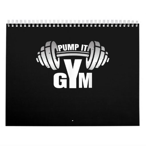Pump It Ness Gym Sport Motivation Men Women Kid Calendar