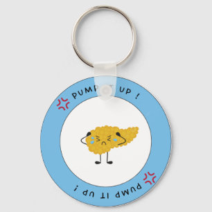 Pump It Up – Diabetes Keychain