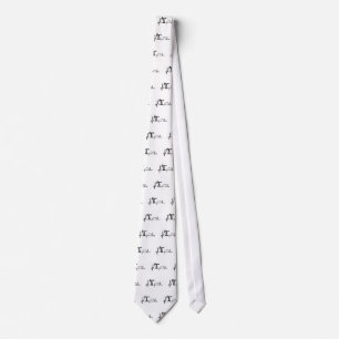 Pump Jack Heartbeat Neck Tie