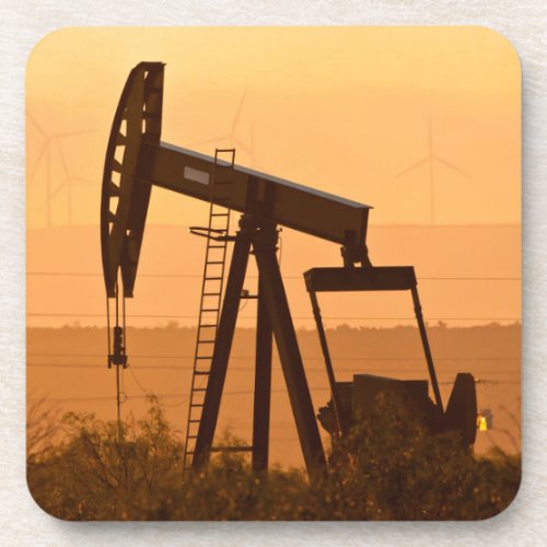 Pump Jack Pumping Oil In West Texas USA Coaster