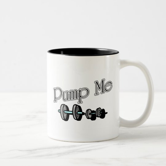 Pump Me Two-Tone Coffee Mug