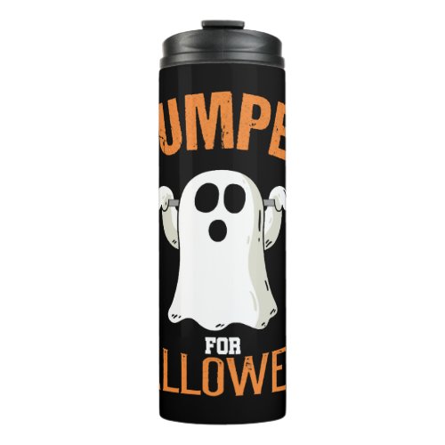 Pumped For Halloween Bodybuilder Gift Idea Thermal Tumbler