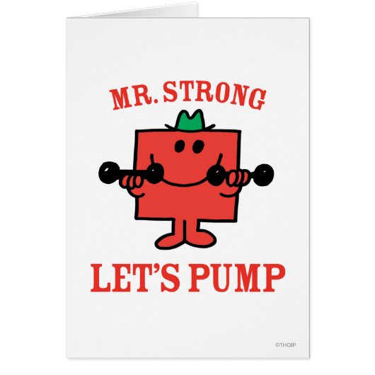 Pumping Iron With Mr. Strong Cards (Front)