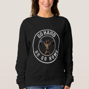 Pumping Weight Lifting Funny Belgian Malinois 1 Sweatshirt