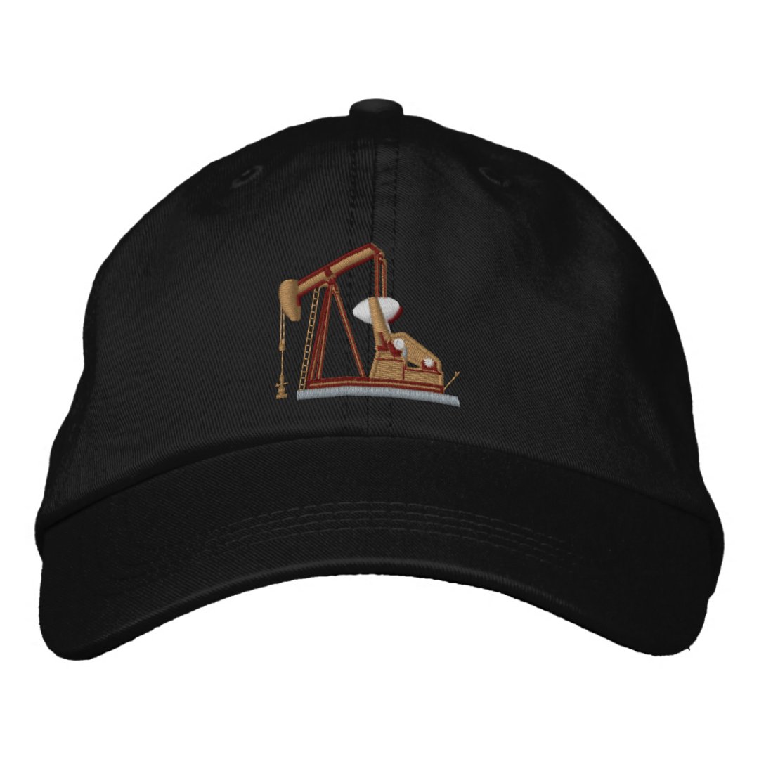 Pumpjack Zazzle Embroidered Baseball Hat Zazzle