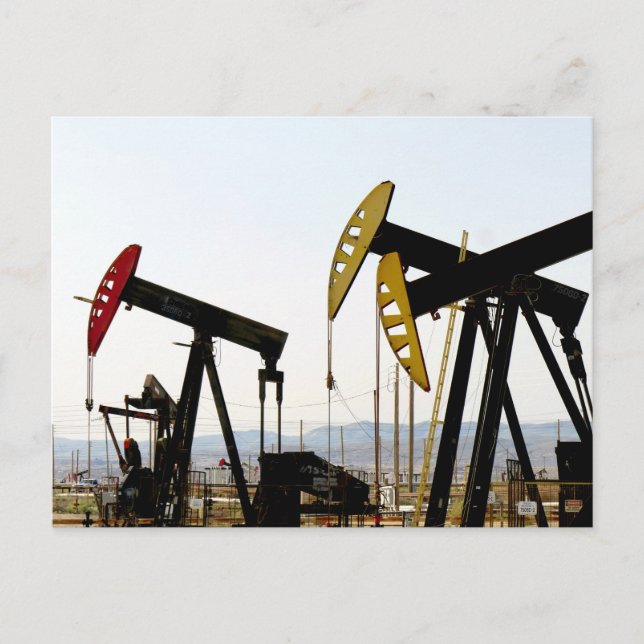Pumpjacks  postcard (Front)