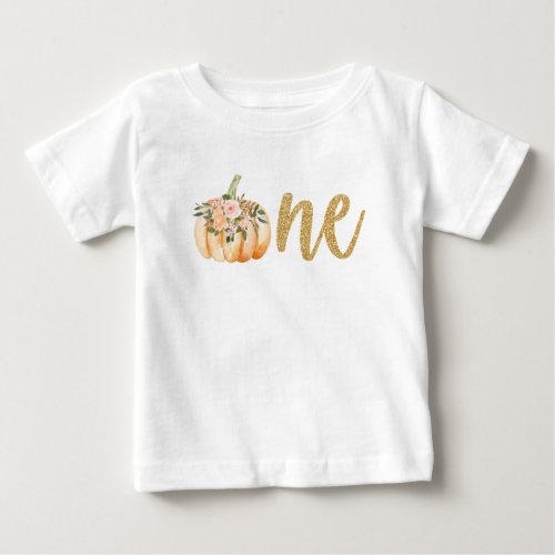 Pumpkin 1st Birthday  Baby T_Shirt