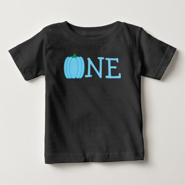 Pumpkin 1st Birthday Baby T-Shirt (Front)
