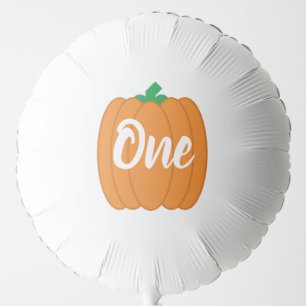Pumpkin 1st Birthday Balloon