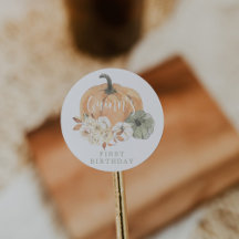 Pumpkin 1st Birthday