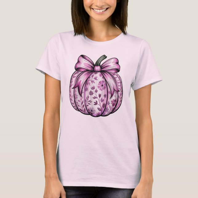 Pumpkin Aesthetic Chinoiserie Coquette Trendy To T-Shirt (Front)