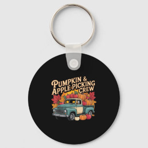 Pumpkin And Cking Crew Fall Harvest Thanksgiving  Keychain