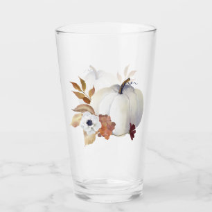 Pumpkin and Magnolia Fall Colors Glass