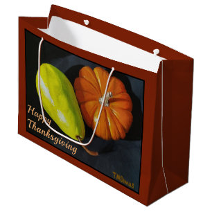 Pumpkin and Pear Large Gift Bag