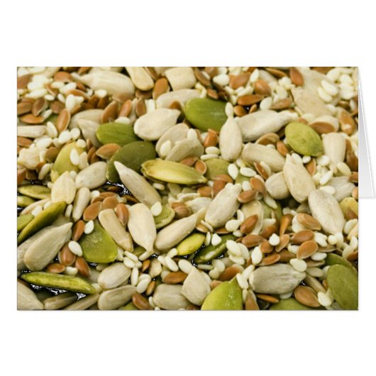 Pumpkin and Seed Mix Cards (Front Horizontal)