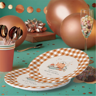 Pumpkin and Spice and Everything Nice Baby Shower  Paper Plates