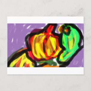 Pumpkin and squash lovely postcard