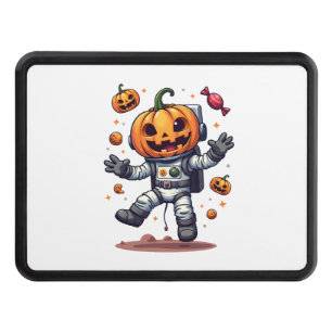 Pumpkin Astronaut � Spooky Space Explorer Shirt Hitch Cover