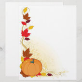 Pumpkin Autumn Border (Front/Back)