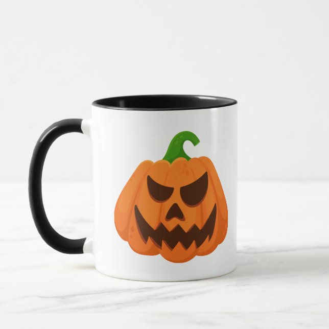 Pumpkin Autumn Mug – Cozy Fall Coffee Cup (Left)