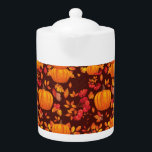 Pumpkin Autumn     Teapot<br><div class="desc">Original and bright design</div>