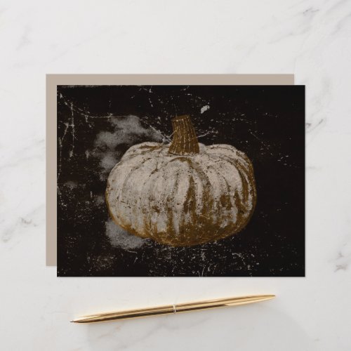 Pumpkin Autumn Vintage White Sepia Black Texture