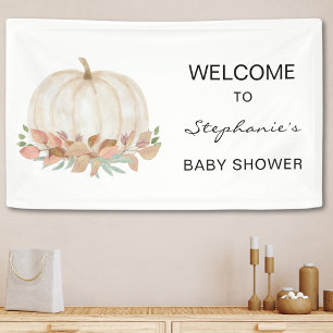 Pumpkin Baby Shower  Banner