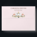 Pumpkin Baby Shower Blush Pink And Gold Envelope<br><div class="desc">Pumpkin Baby Shower Blush Pink And Gold envelope</div>