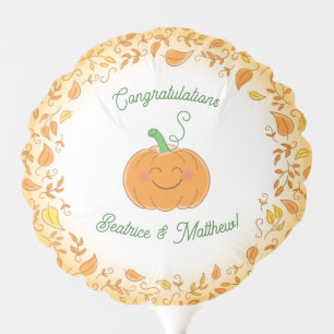 Pumpkin Baby Shower Cute Fall Balloon