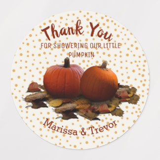 Pumpkin, Baby Shower, Favor Tag, Little pumpkin Labels